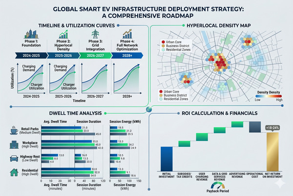Strategic planning showing when to invest in EV charging based on real utilization rather than adoption rates
