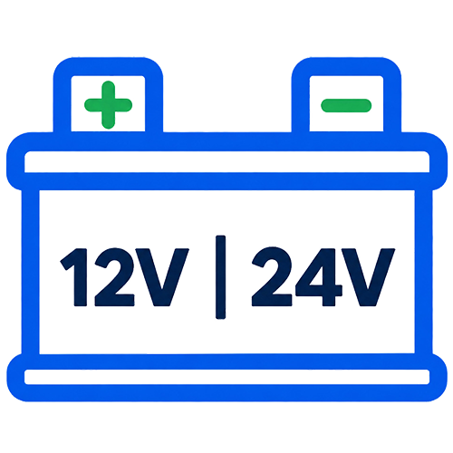 12V & 24V Options